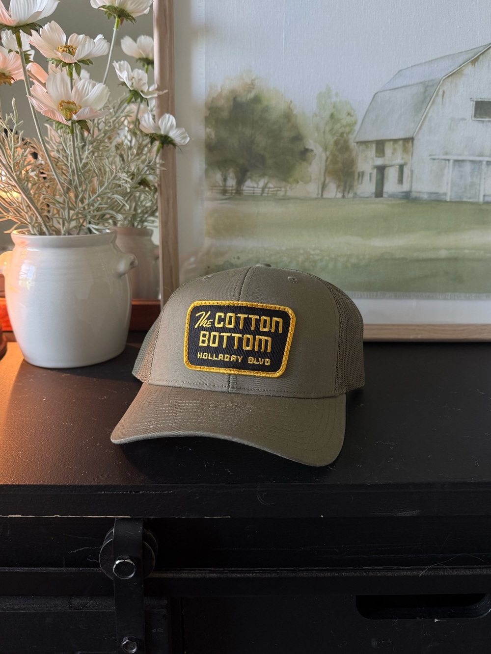 Olive Trucker Hat